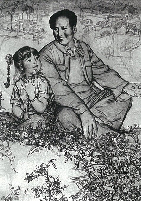房东的女儿（素描） 130cm×100cm 1982年